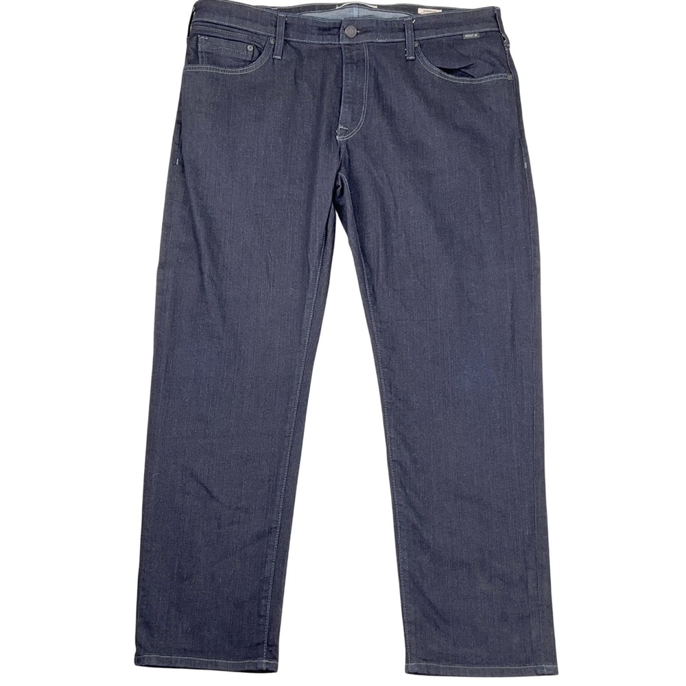 Mavi Marcus Jeans Men 40W 30L Blue Slim Straight Leg Denim